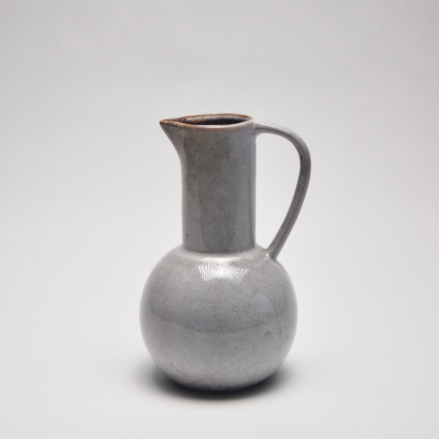 Light grey ceramic glazed jug for contemporary home styling